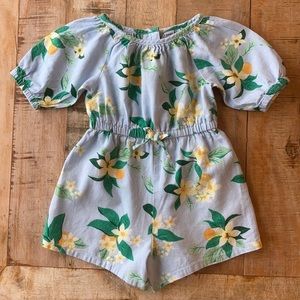 Old Navy Floral Romper, Size 5T